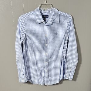 Polo by Ralph Lauren Blue Checkered Men's Shirt